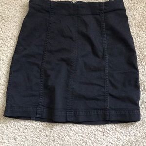 Free people mini denim skirt